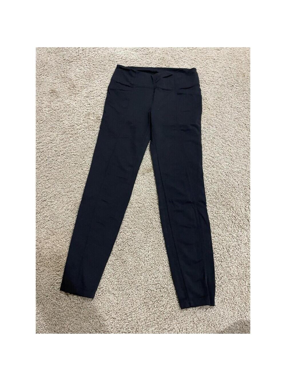 Women’s Atletha Jeggings Leggings Black L Large Side + Black Pockets yoga pants
